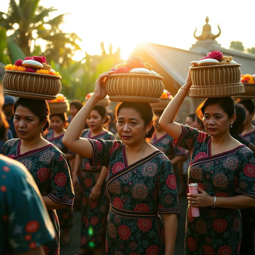 Upacara Melasti di Pantai Kelating Berlangsung Khidmat
